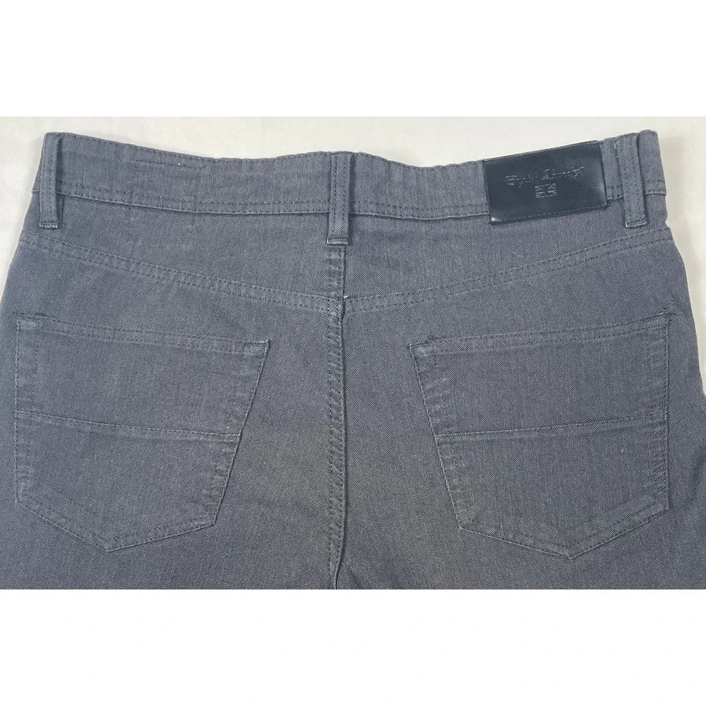 English Laundry Men's 32x32 Charcoal Stretch Denim Modern Straight‎ Premium Fit